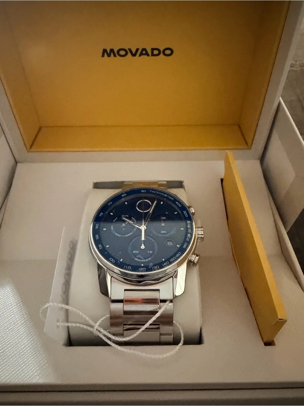 Movado BOLD Verso Chronograph Men’s Watch - Blue Dial